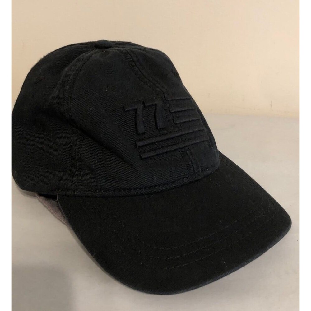 Menโs American Eagle baseball hat cap black like new embroidered